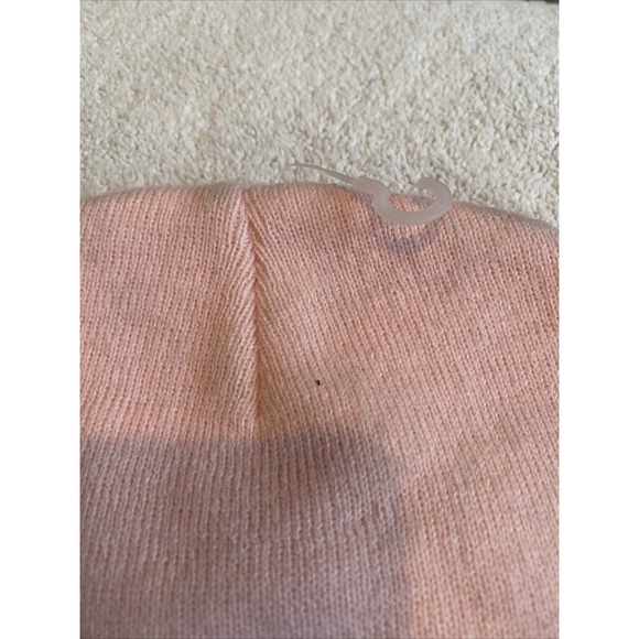 Los Angeles Dodgers Hat Cap Winter Beanie Knit MLB‎ New Pink New Genuine - Picture 3 of 3